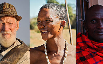The lighter skin tones of Europeans (left) and the KhoeSan (middle) are explained by the same gene. Other African populations that lack that "light" version of this gene, like the Maasai (right), typically have much darker skin