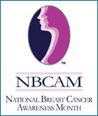 Logo for National Breast Cancer Association Month. 