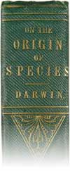 Origin of species book spine.