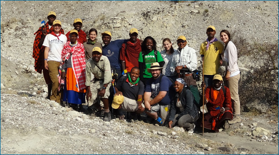 The team from the Olduvai Vertebrate Paleontology Project