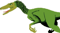 Feathered theropod